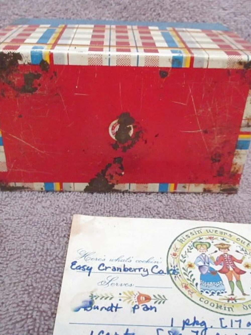 Vtg Great Grandma’s Recipe Box Full Handwritten Typed Cards Clippings 1960s 2